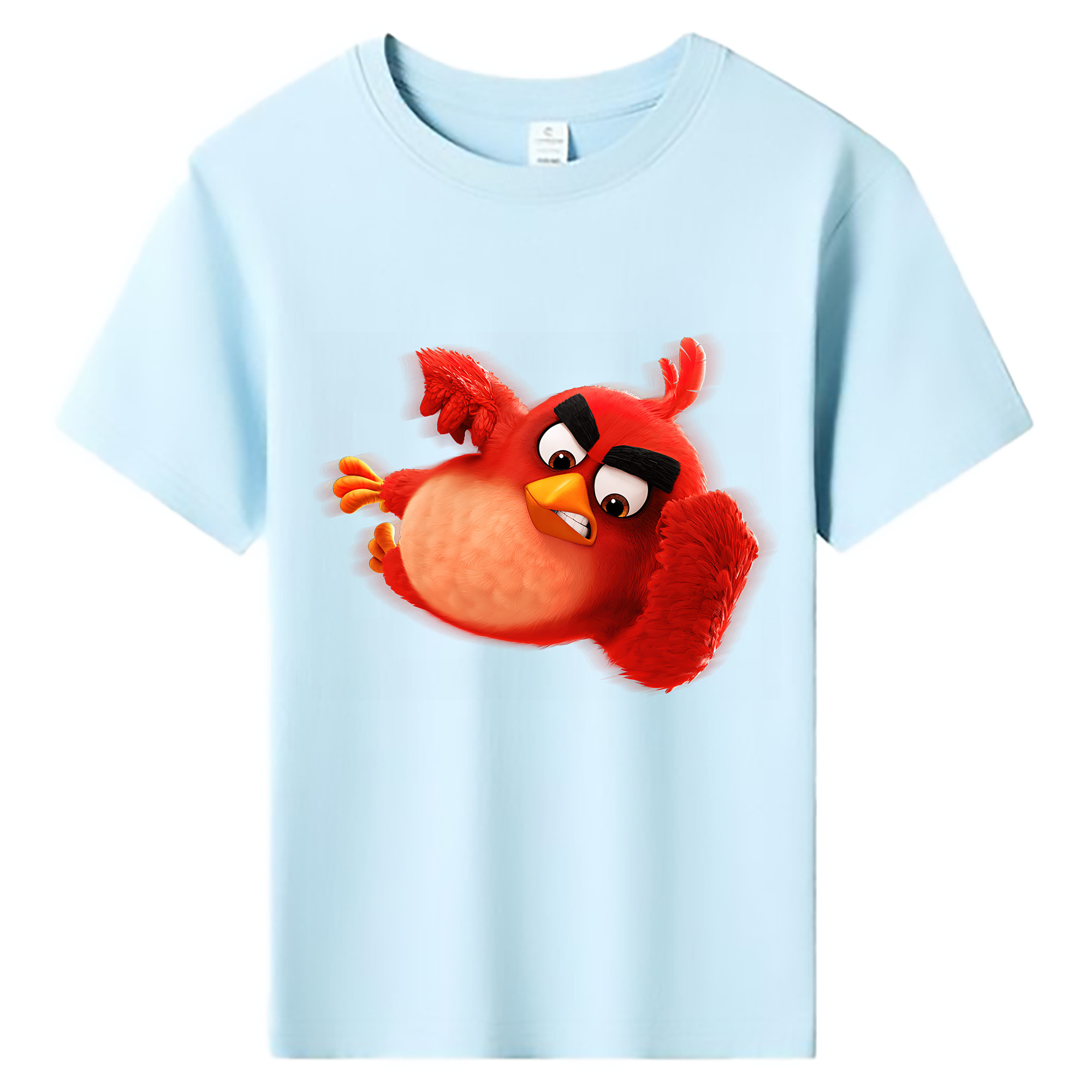 （画像用） Angry Birds アングリーバード 綿100％キッズTシャツ（フロントプリント）